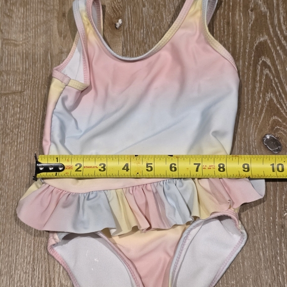 Pastel Ruffle Swimsuit - Picture 3 of 5